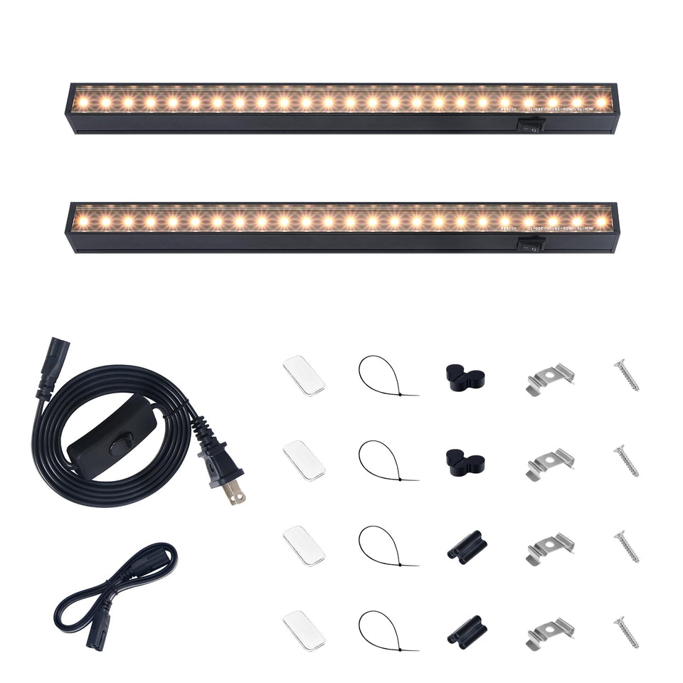 Barrina T5 full-spectrum grow lights front view for healthy indoor plant growth