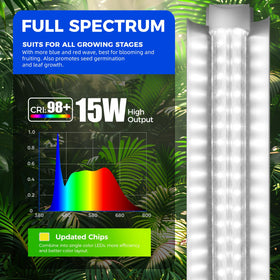 Barrina T8 reflector and aluminum shell improving heat dissipation.