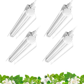 Barrina T8 grow light strip 1ft front view for compact indoor gardening.