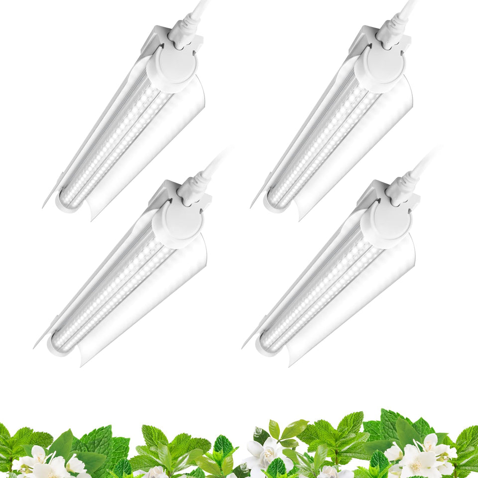 Barrina T8 grow light strip 1ft front view for compact indoor gardening.