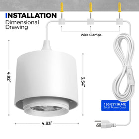 Barrina TR40 white modern design blends with home décor