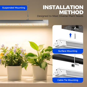 TX72 hanging mount kit included for flexible installation.