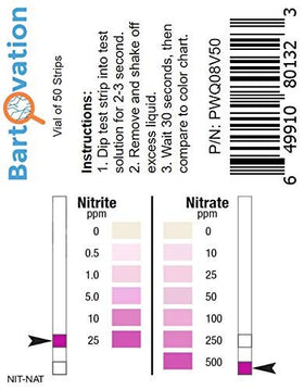 Bartovation desiccant-lined vial protects strips, supporting consistent results during storage.