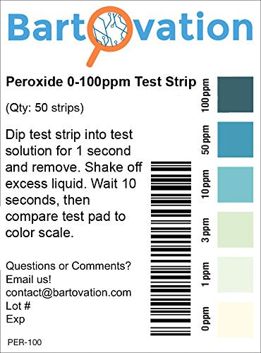Bartovation test strips ready for on-site testing in pools or water.
