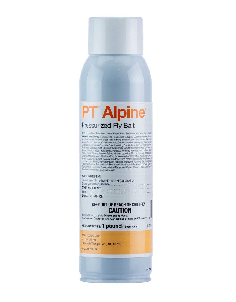 BASF Alpine Fly Bait bottle pour for fast, targeted fly control indoors