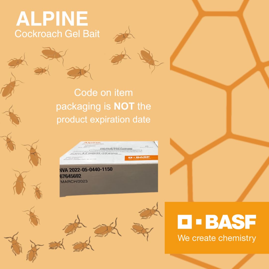 Basf Alpine Rotation 1 applied in crack-and-crevice areas to target roaches.