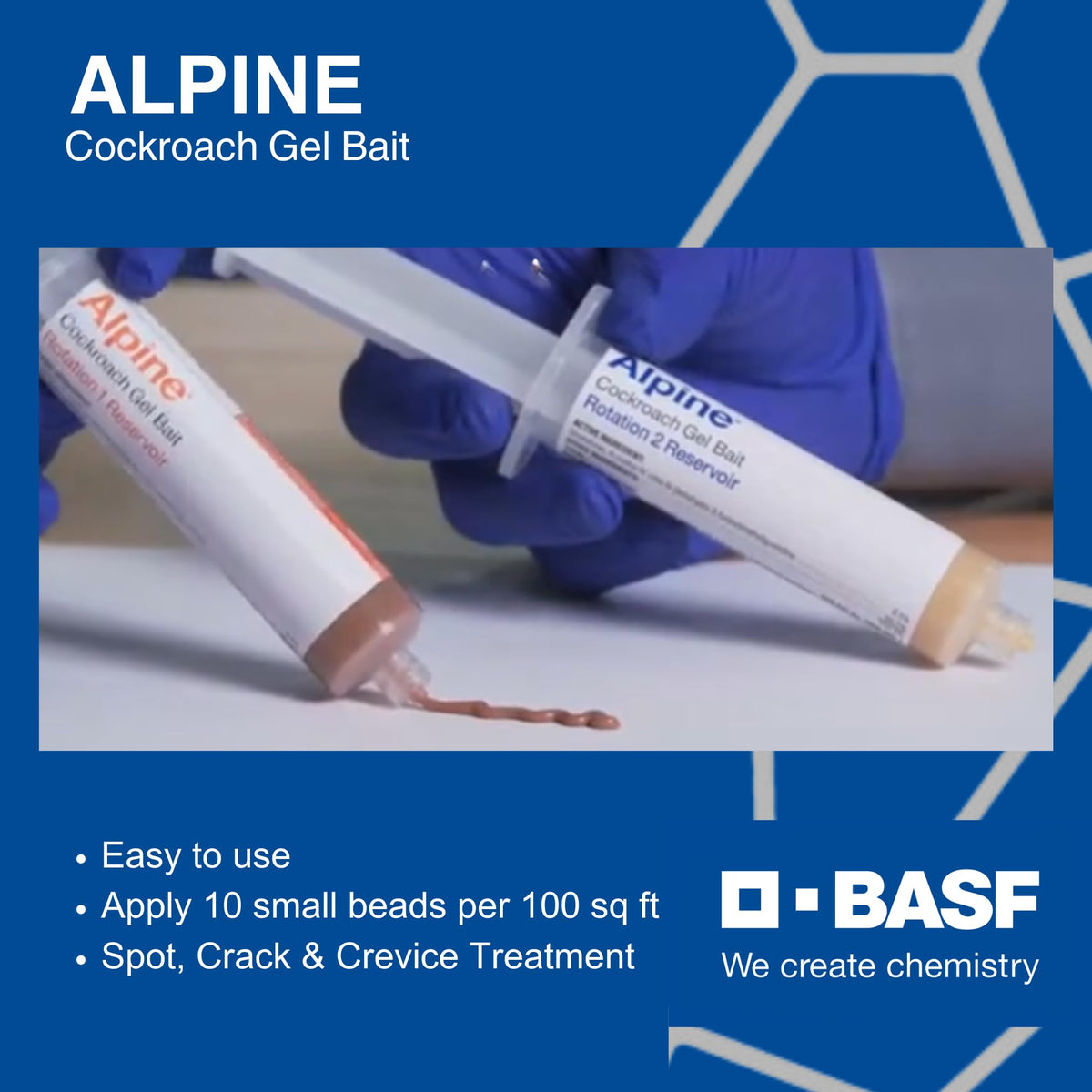 BASF Alpine Rotation 2 compact 4-pack for versatile roach bait placement