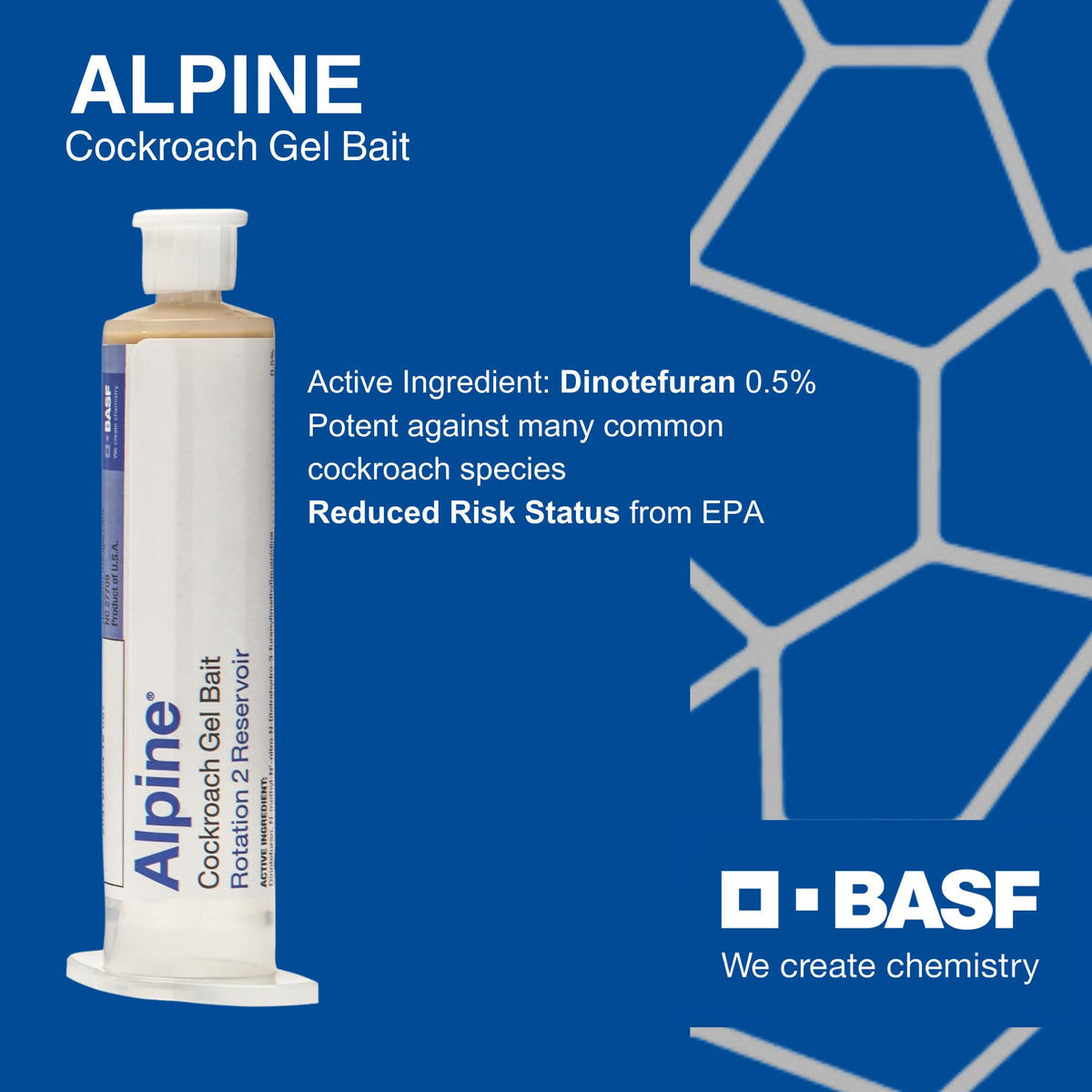 BASF Alpine Rotation 2 gel bait closeup showing attractant texture