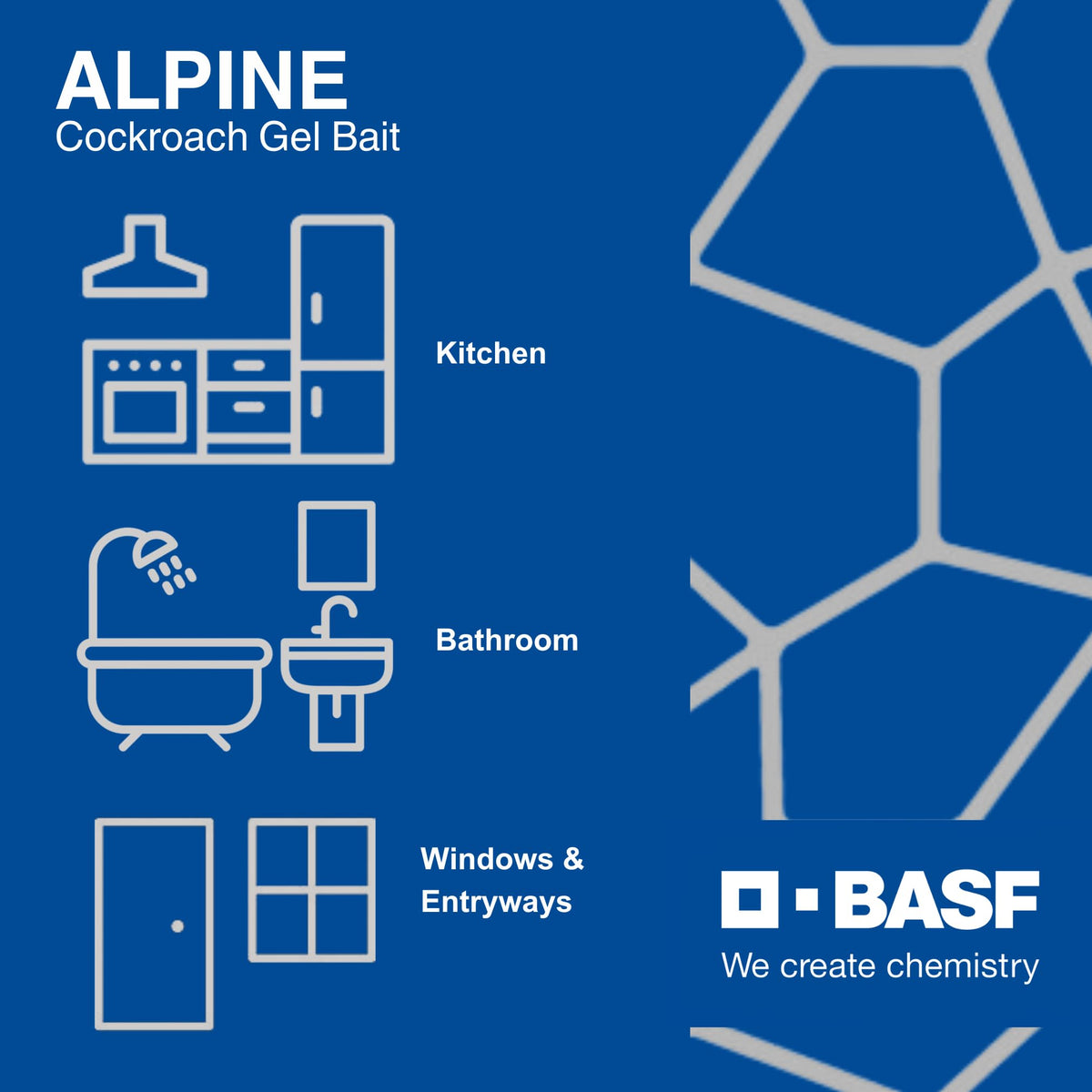 BASF Alpine Rotation 2 ideal for indoor kitchen and bathroom roach control
