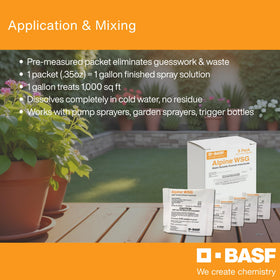 Spraying BASF Alpine WSG in a home setting to target pests