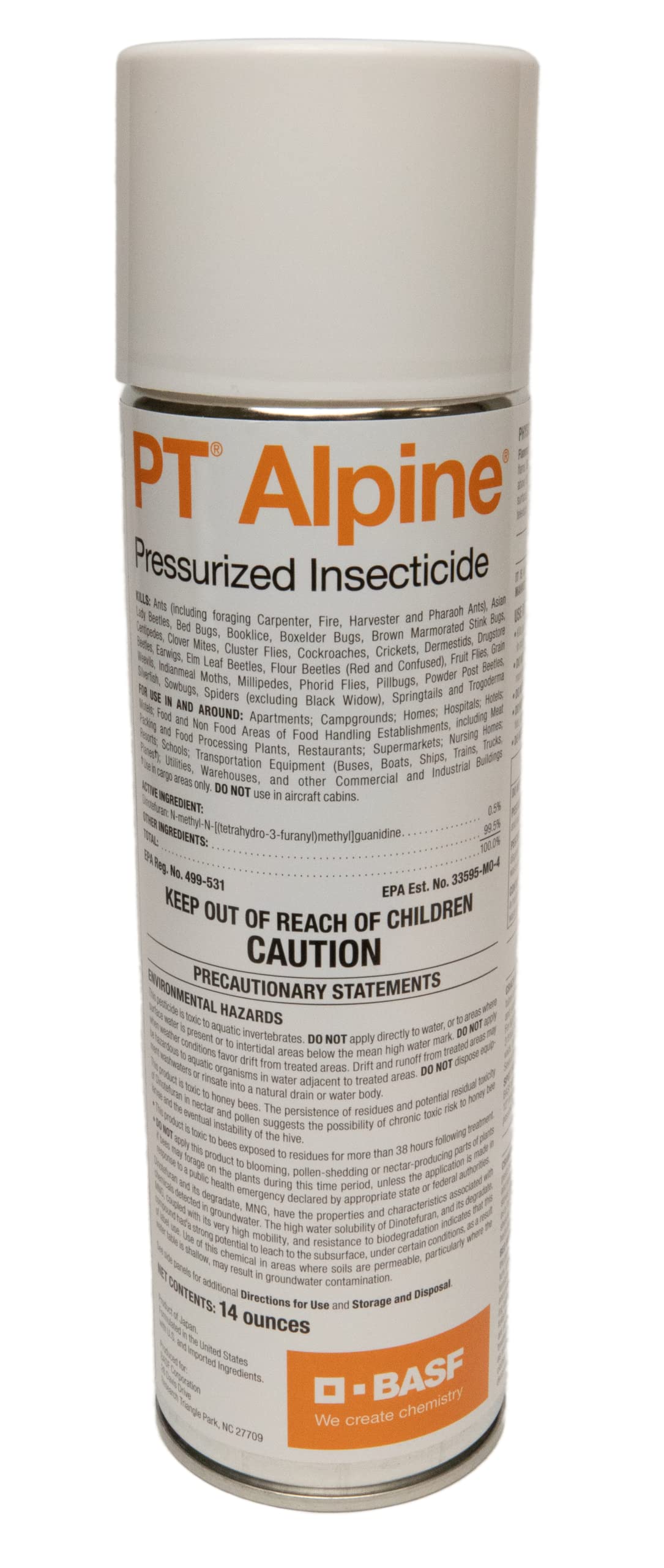BASF PT Alpine pressurized spray for ant control with quick knockdown indoors