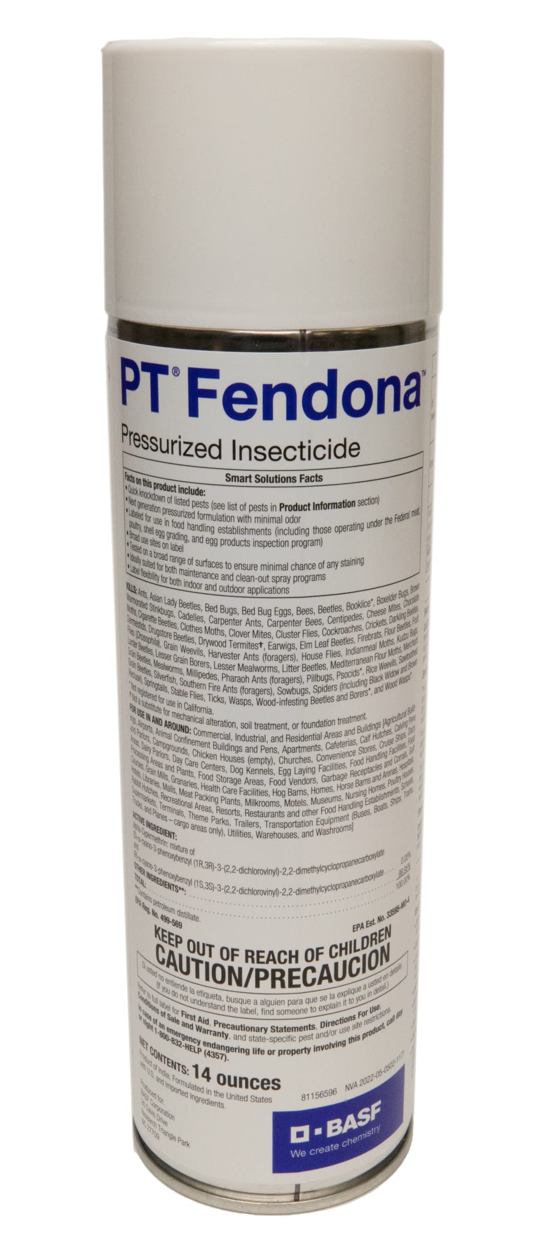 BASF PT Fendona crack-crevice spray delivers fast knockdown in hidden spaces.