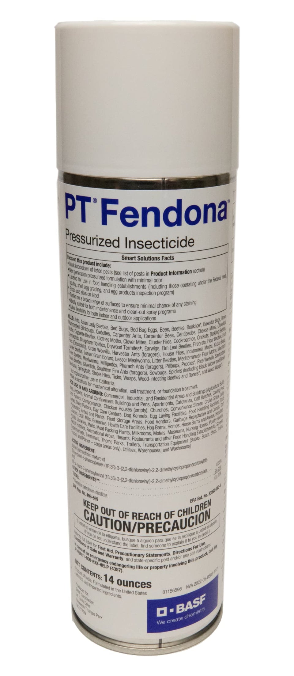 BASF PT Fendona crack-crevice spray delivers fast knockdown in hidden spaces.