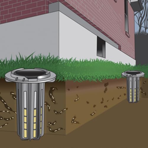 BASF Termite Bait Cartridge supports colony elimination when activity is found.