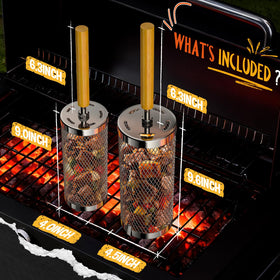 Basinel even heat distribution helps cook vegetables and proteins evenly.