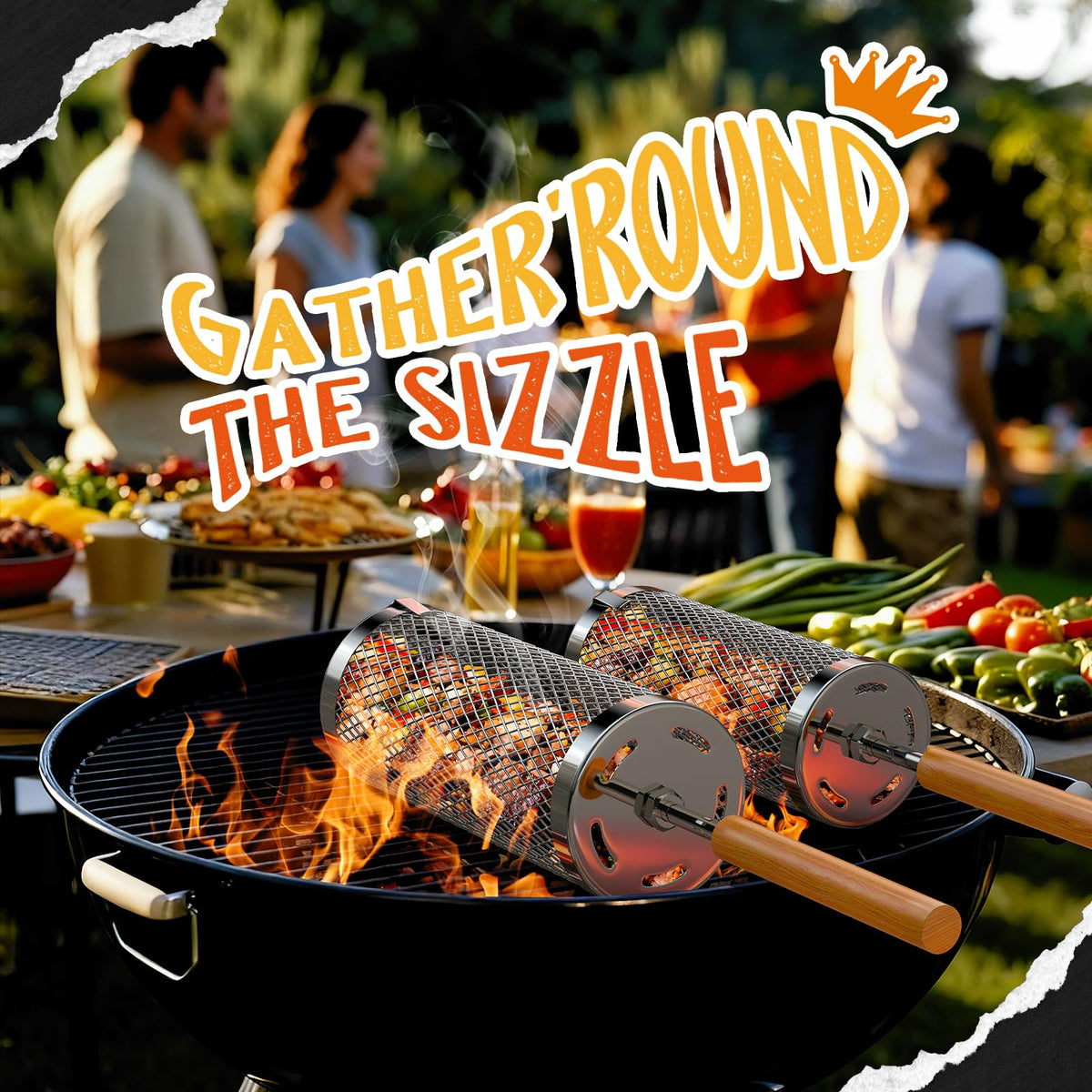 Basinel grill basket makes a thoughtful gift for grill lovers.