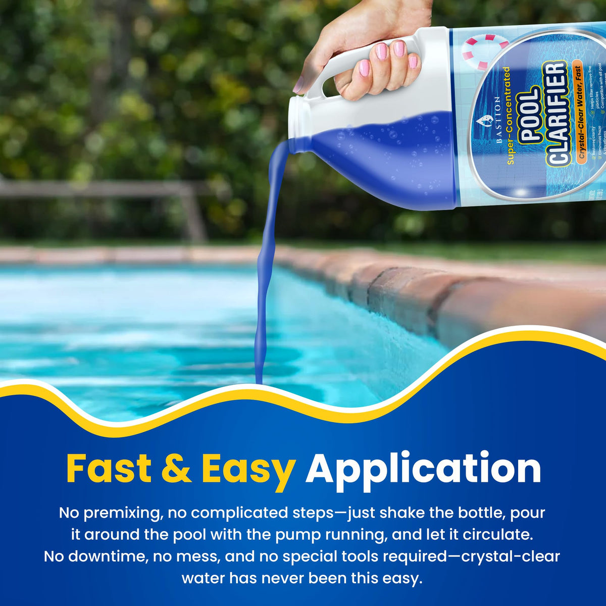 Bastion clarifier compatible with sand and cartridge filters