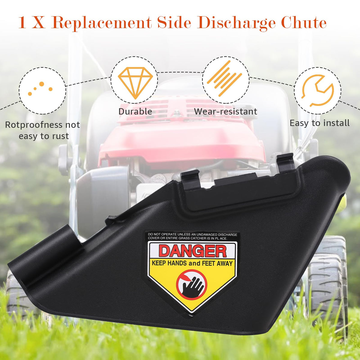Basysion polymer chute delivers durable, impact-resistant performance against debris.
