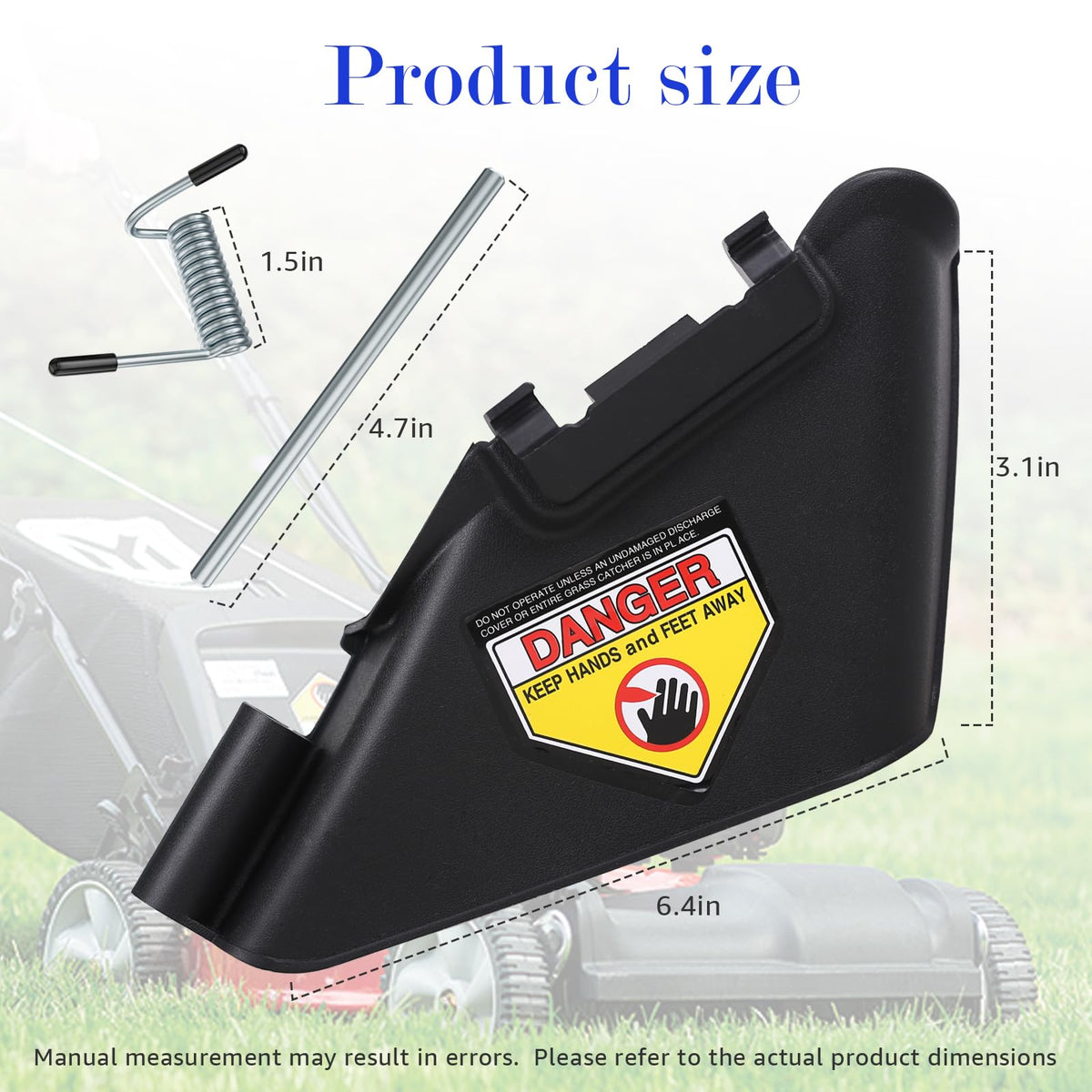 Basysion side discharge chute works with Craftsman mowers for easy maintenance.
