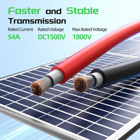Bateria Power DC1500V rated cable supports safe high-voltage solar layouts.