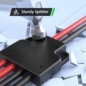 Bateria Power Y-branch includes extra fix holes for stability.