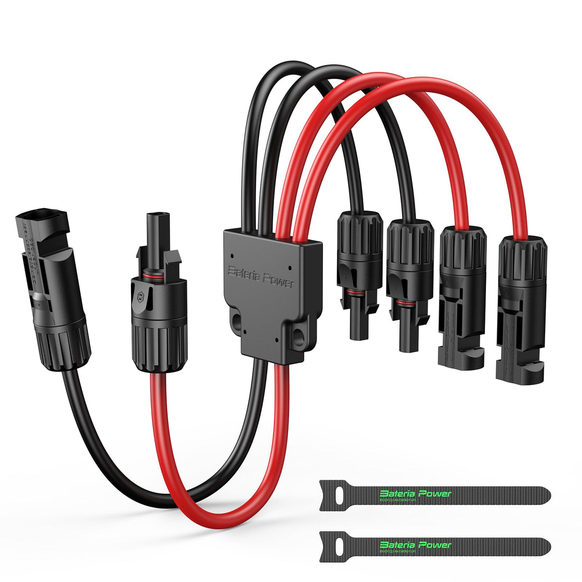 Bateria Power Y-branch connector for two panels sharing one power source.