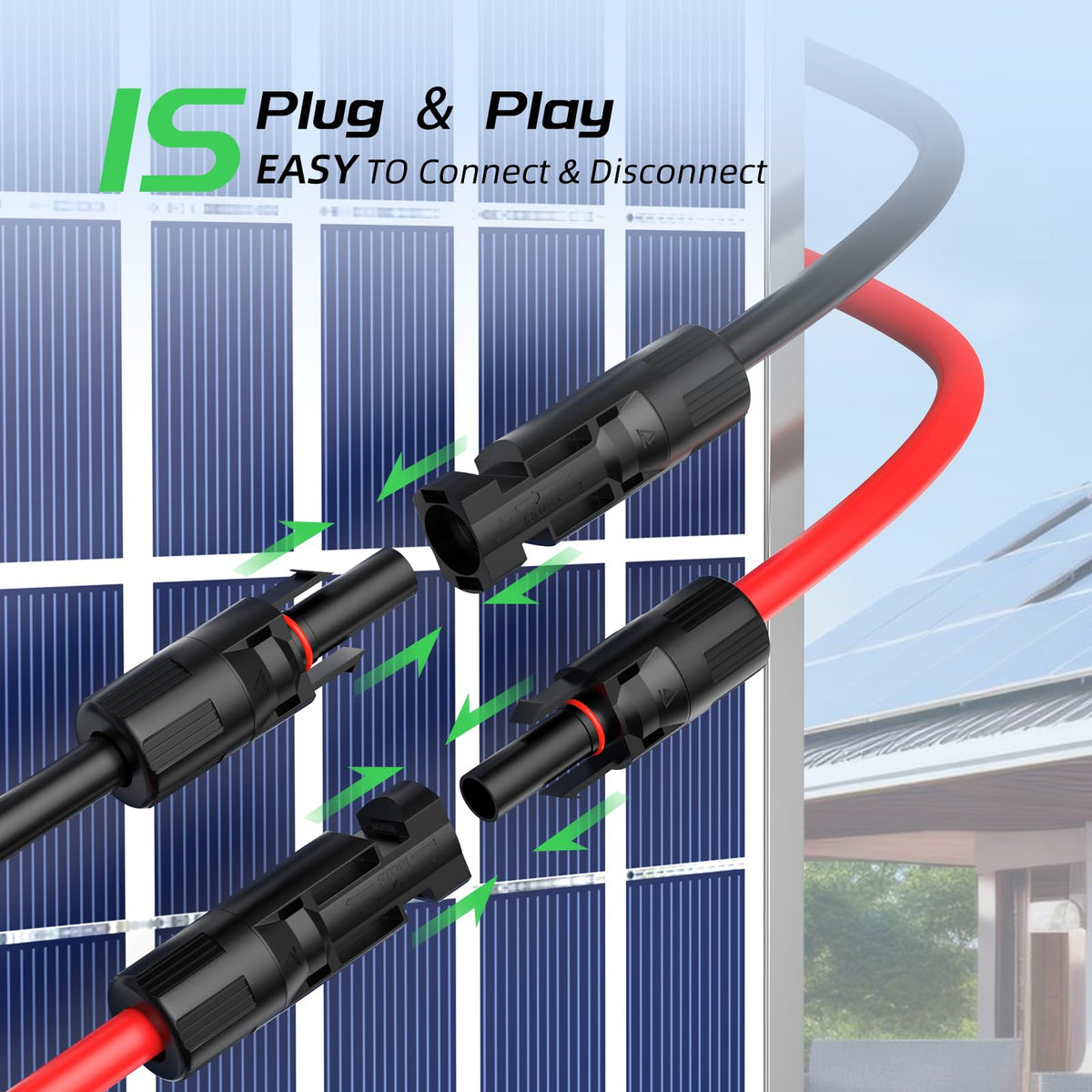 Bateria Power TÜV-certified PV cable for reliable solar installations.