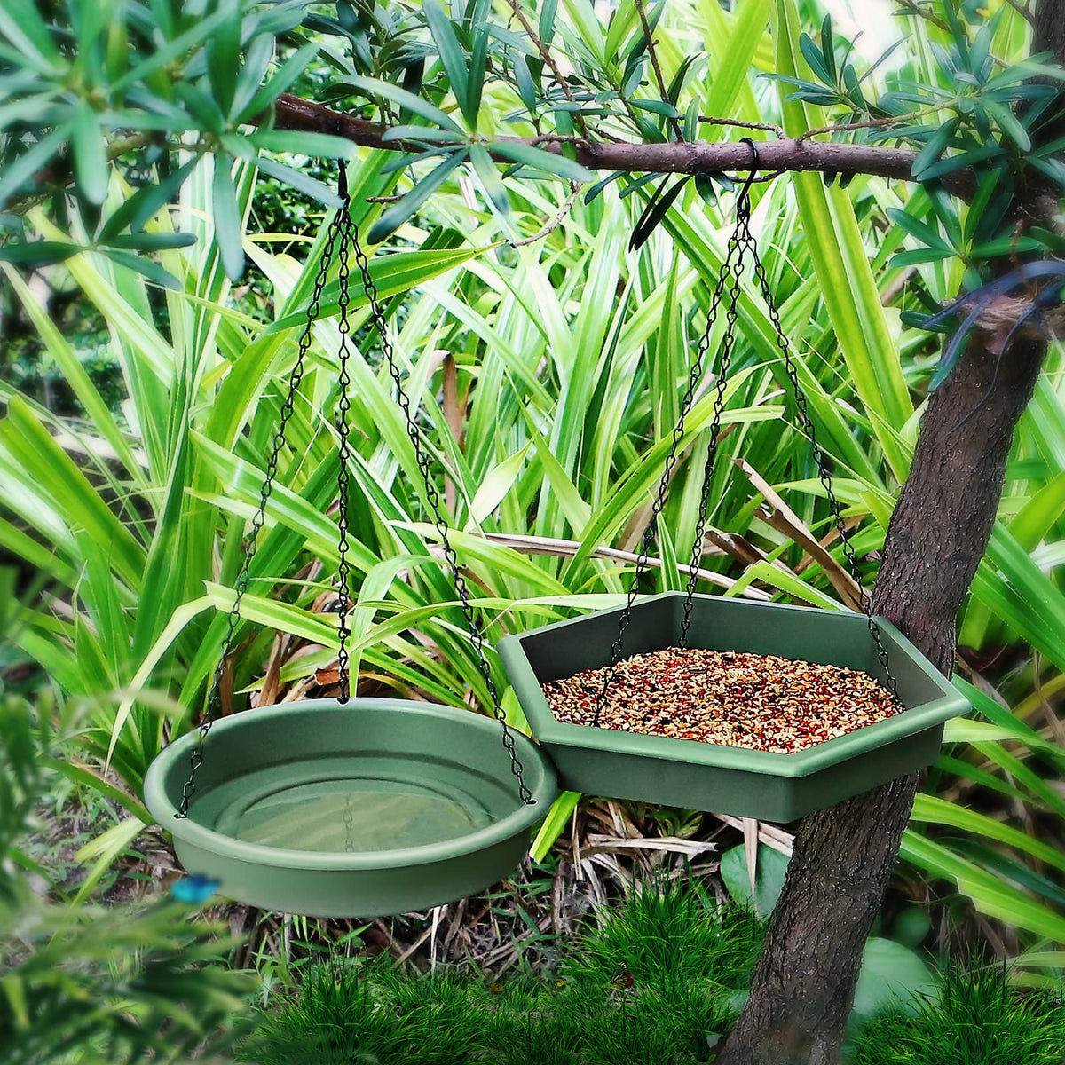 Bathth rust-proof PP material provides durable garden wildlife accessory
