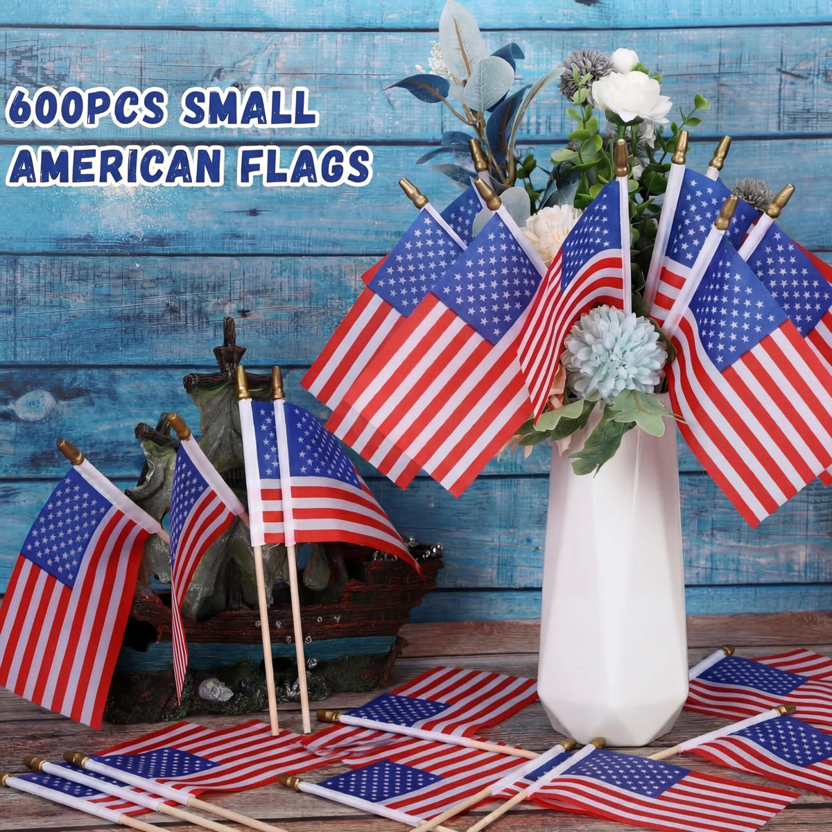 Batiyeer safe-design mini flag sticks for easy use