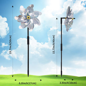 BATTIFE Kid-friendly decor adds playful, colorful motion to yard spaces.