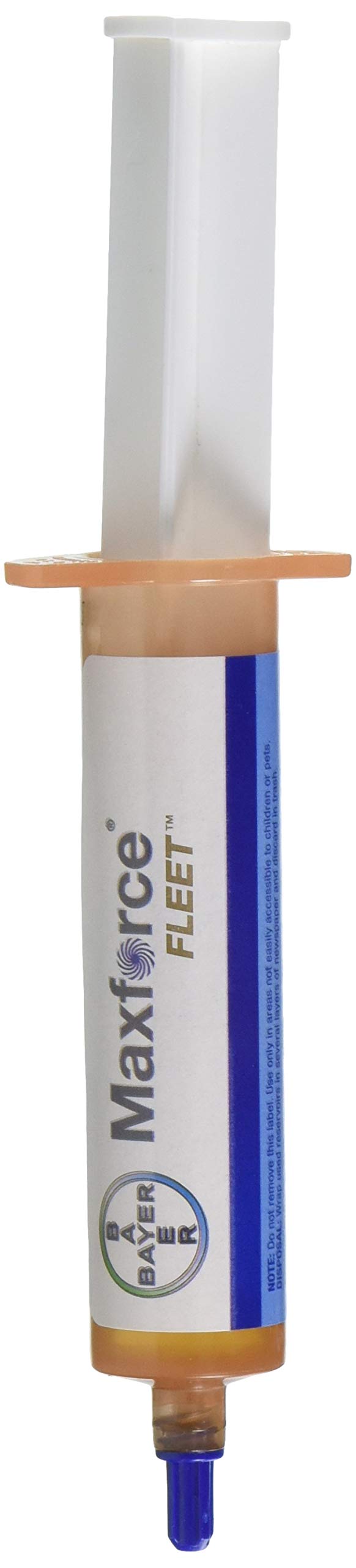 Bayer Max Force Fleet Ant Gel on vertical surfaces remains in place for efficient baiting.