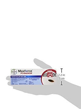 Bayer Maxforce FC Magnum roach bait gel being applied to a corner for ongoing protection.