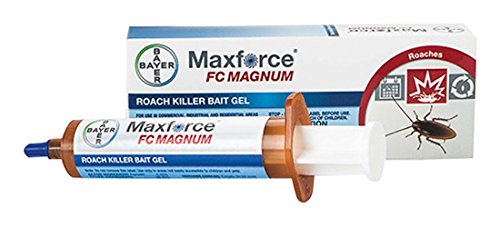 Bayer Maxforce FC Magnum roach gel bottle for fast contact action and long-lasting control.