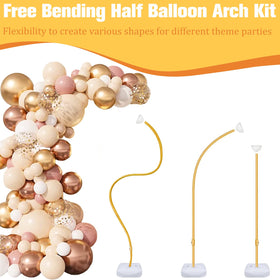 Bazen balloon top holder and knot ties ensure a neat finish.