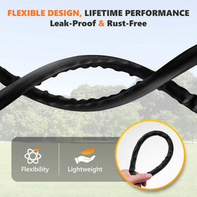 BazeSync all-weather hose withstands heat and cold for year-round use.
