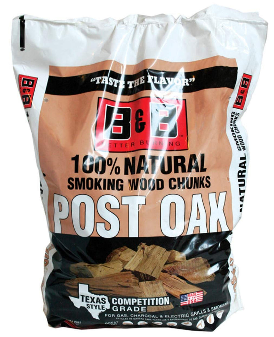 B&B Charcoal 00132 wood smoking chunks for grills and smokers, delivering rich smoky flavor