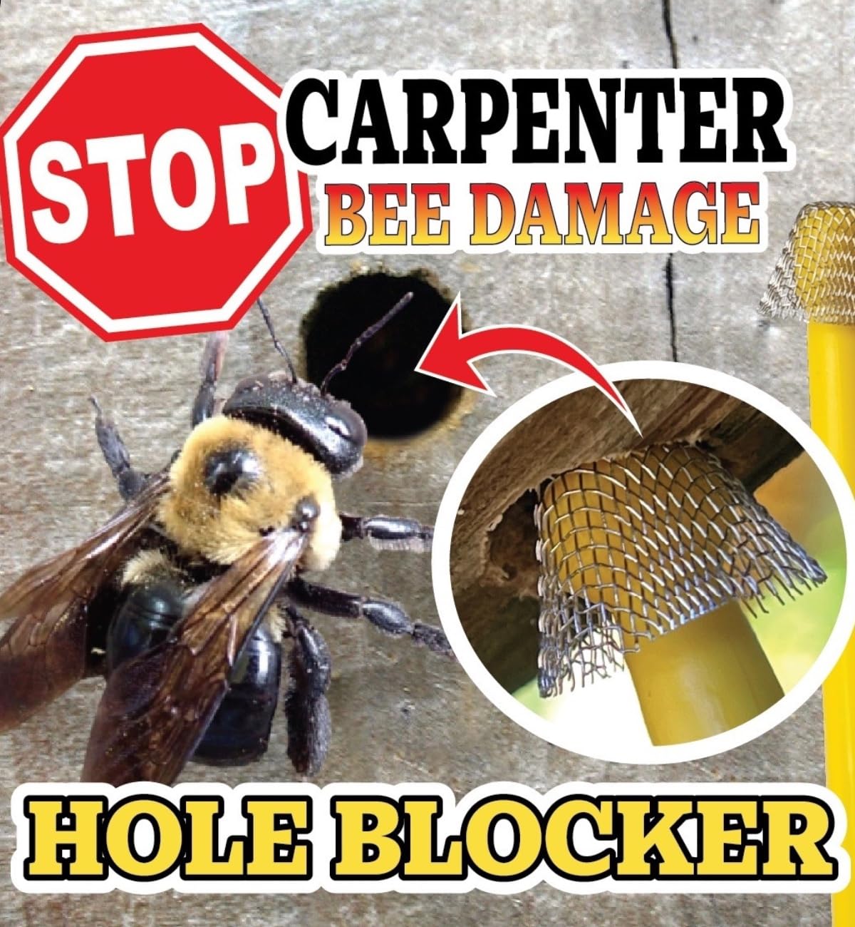BB PRO 304 stainless-steel mesh screen secures a rust-resistant seal