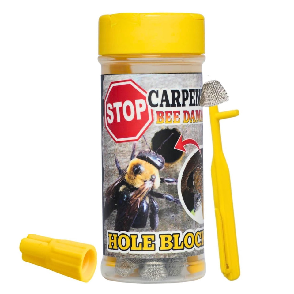 BB PRO Carpenter Bee Traps outside create a durable barrier for exterior wood