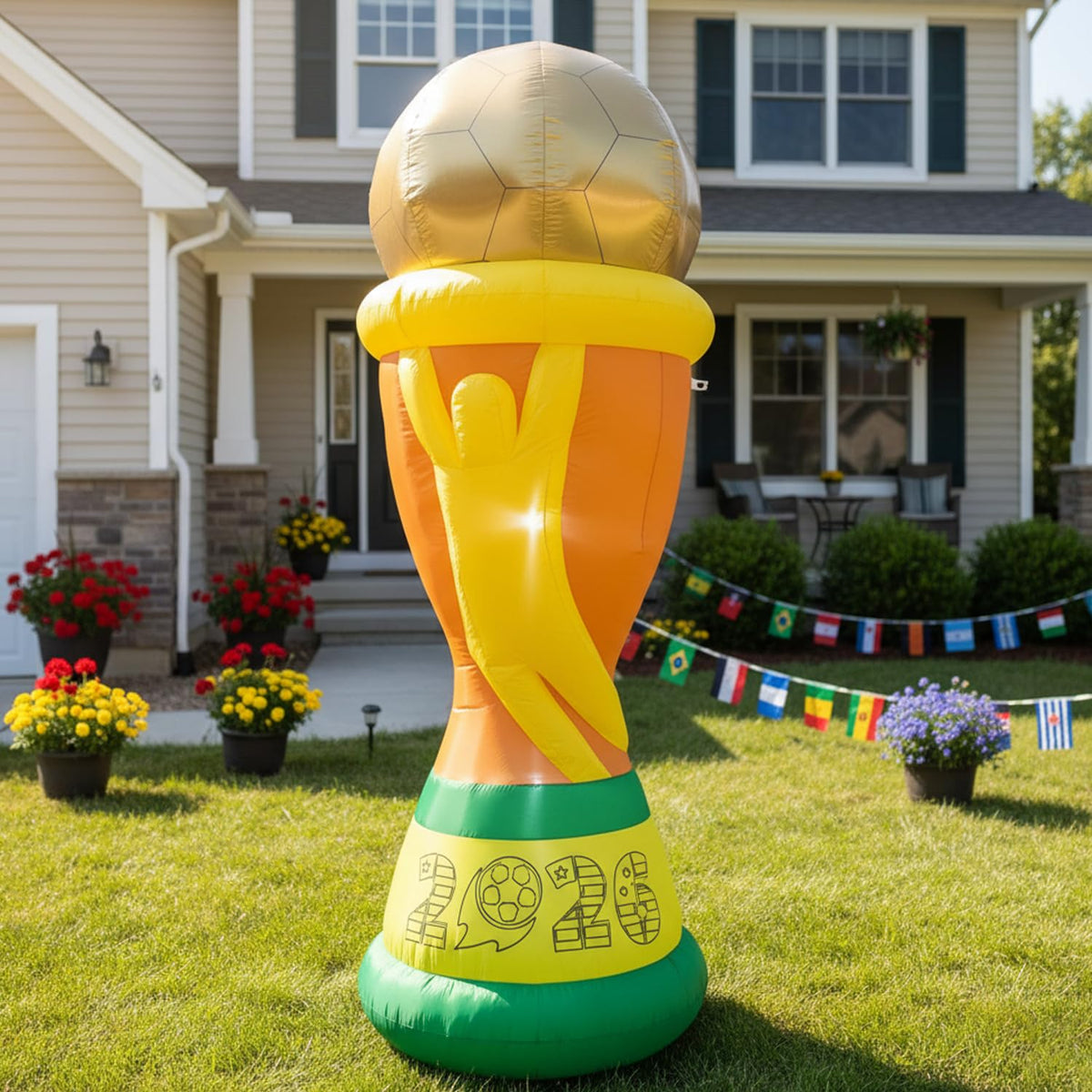 bbioc backyard party decor for sports events and school celebrations.