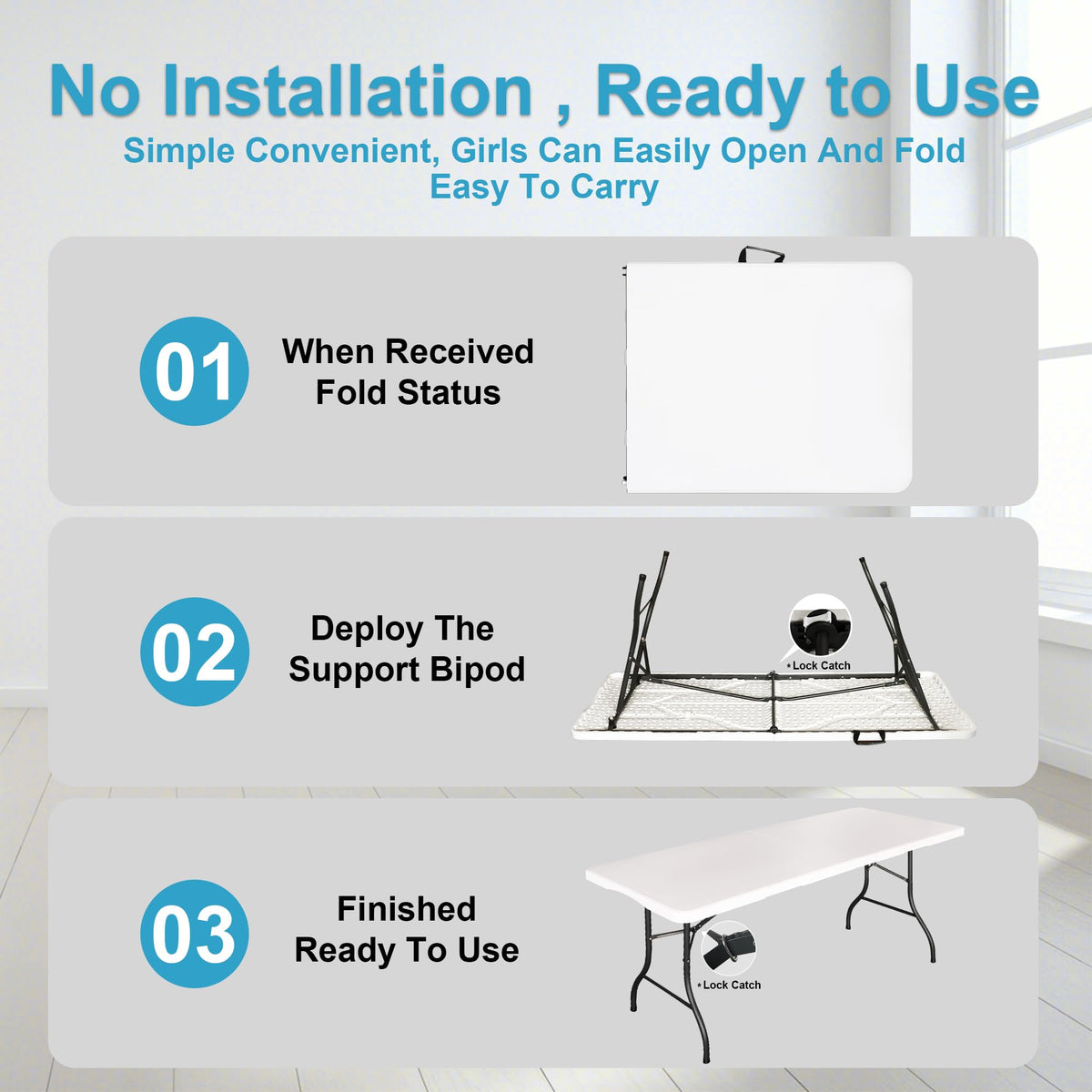 Bblife table supports up to 330lbs for versatile setups