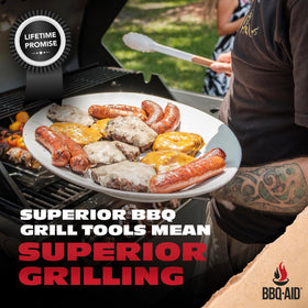 BBQ-Aid heavy-duty design stands up to frequent grilling sessions
