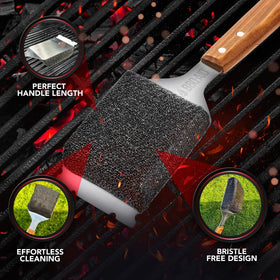 BBQ-AID porcelain and ceramic friendly tag showing versatile grill compatibility.