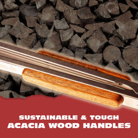 Dishwasher-safe design simplifies cleanup after barbecues.