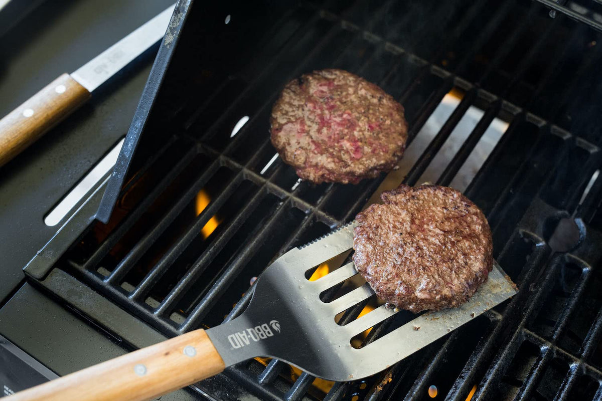 BBQ-AID Pro gift-ready spatula for BBQ lovers.