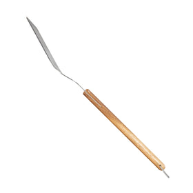 BBQ-AID Pro spatula with stainless steel core for durability during long cooks.