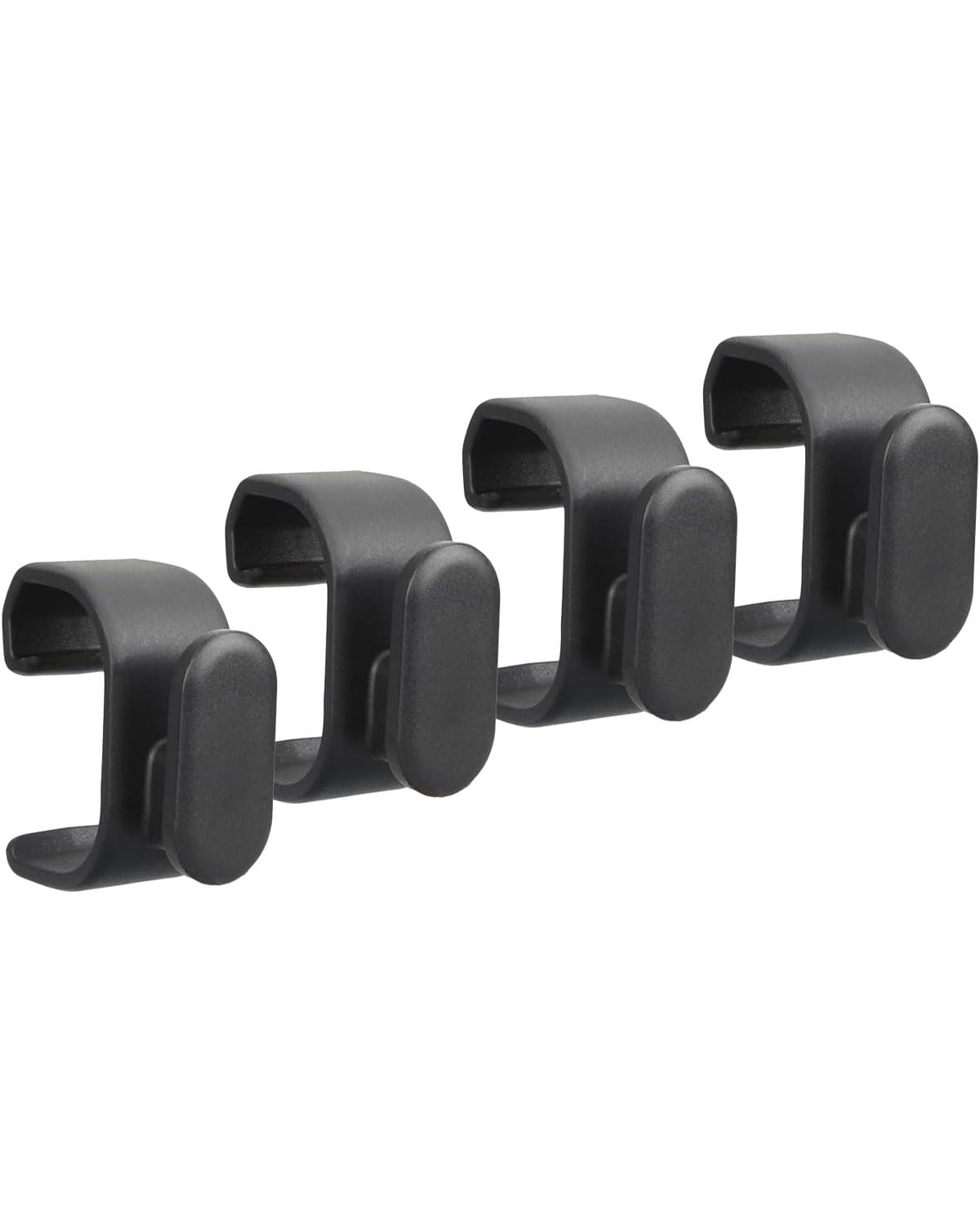 BBQ Future 4-pack hooks installed on Weber side rail for organized grilling tools.
