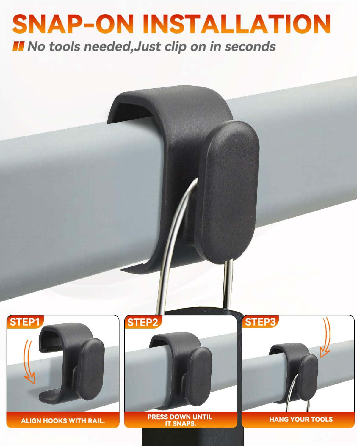 BBQ Future durable dishwasher-safe grill hooks resist heat and grease.