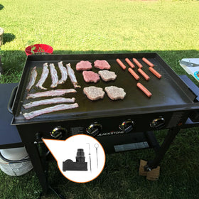 BBQ Future ignition kit reminder that batteries are not included.
