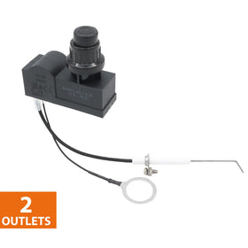 BBQ Future two ignition needles for quick replacement and precise sparks.