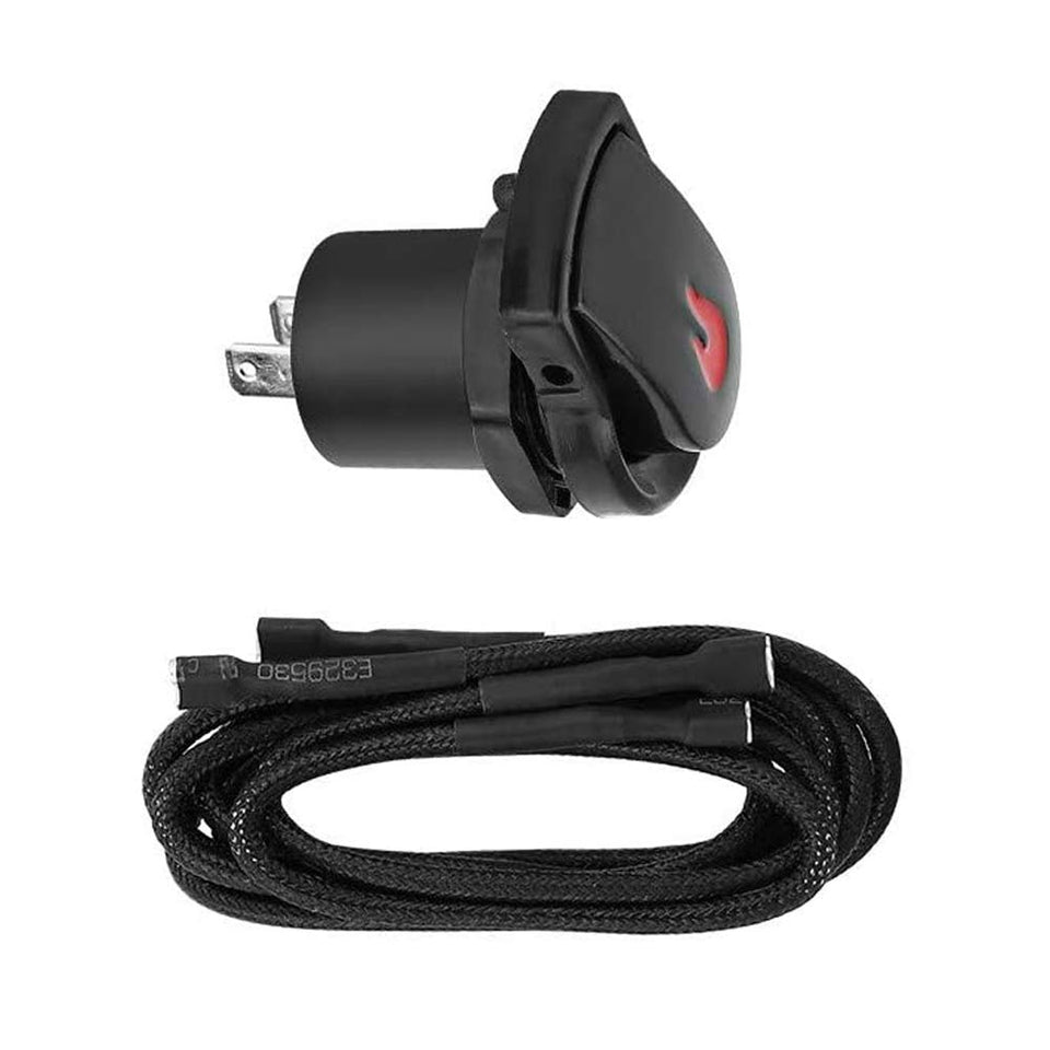 BBQ Future ignition button package with wires for Char-Broil Surefire systems